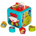 Kostka edukacyjna sorter 6w1 niebieska