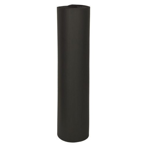 Mata do ćwiczeń jogi gruba 185x80x1,5 cm czarna Mata do ćwiczeń jogi gruba 185x80x1,5 cm czarna