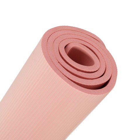 Mata do ćwiczeń jogi gruba 185x80x1,5 cm różowa Mata do ćwiczeń jogi gruba 185x80x1,5 cm różowa