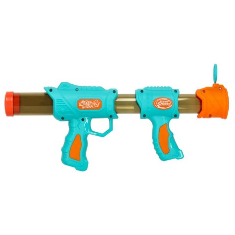 Pistolet karabin na kulki naboje 2w1 niebieski Pistolet karabin na kulki naboje 2w1 niebieski