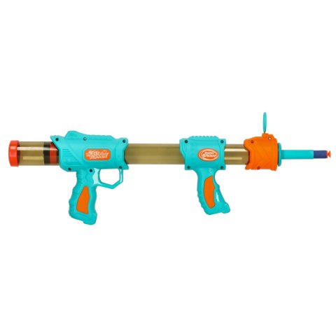 Pistolet karabin na kulki naboje 2w1 niebieski Pistolet karabin na kulki naboje 2w1 niebieski