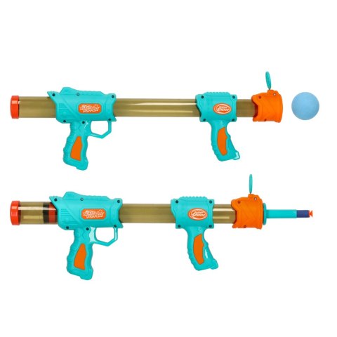 Pistolet karabin na kulki naboje 2w1 niebieski Pistolet karabin na kulki naboje 2w1 niebieski