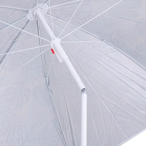 Parasol ogrodowy plażowy regulowany 150cm łamany liście Parasol ogrodowy plażowy regulowany 150cm łamany liście