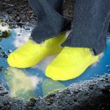 Ochraniacze na buty wodoodporne kalosze S żółte roz. 26-34