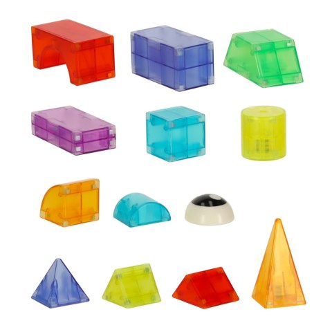 Klocki magnetyczne świecące 64 el. Klocki magnetyczne świecące 64 el.