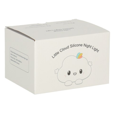 Lampka nocna dla dzieci silikonowa biała RGB chmurka Lampka nocna dla dzieci silikonowa biała RGB chmurka