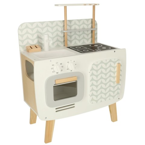 Kuchnia dla dzieci drewniana MDF LULILO RETRO akcesoria 73cm Kuchnia dla dzieci drewniana MDF LULILO RETRO akcesoria 73cm