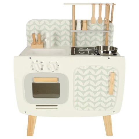 Kuchnia dla dzieci drewniana MDF LULILO RETRO akcesoria 73cm Kuchnia dla dzieci drewniana MDF LULILO RETRO akcesoria 73cm