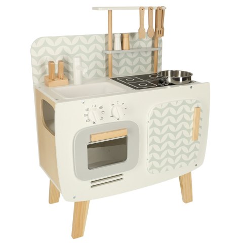Kuchnia dla dzieci drewniana MDF LULILO RETRO akcesoria 73cm Kuchnia dla dzieci drewniana MDF LULILO RETRO akcesoria 73cm