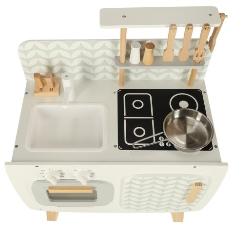 Kuchnia dla dzieci drewniana MDF LULILO RETRO akcesoria 73cm Kuchnia dla dzieci drewniana MDF LULILO RETRO akcesoria 73cm